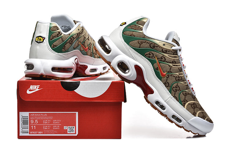 Nike Air Max Plus Sneakers Brown Green White