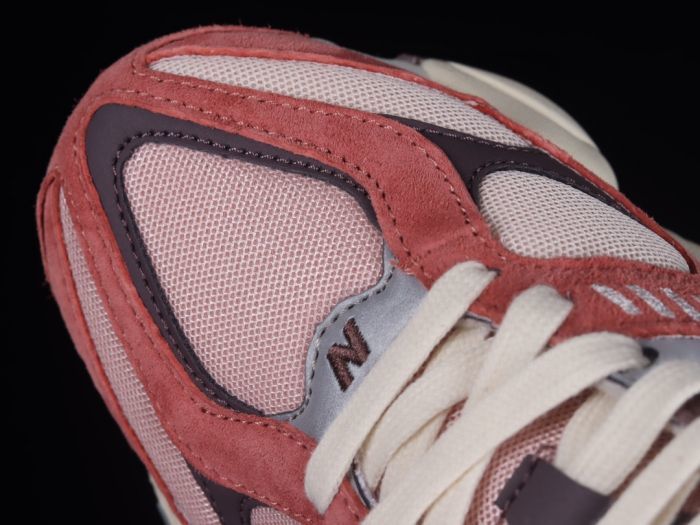 New Balance 9060 U9060TRU Sneakers, Rose and Burgundy