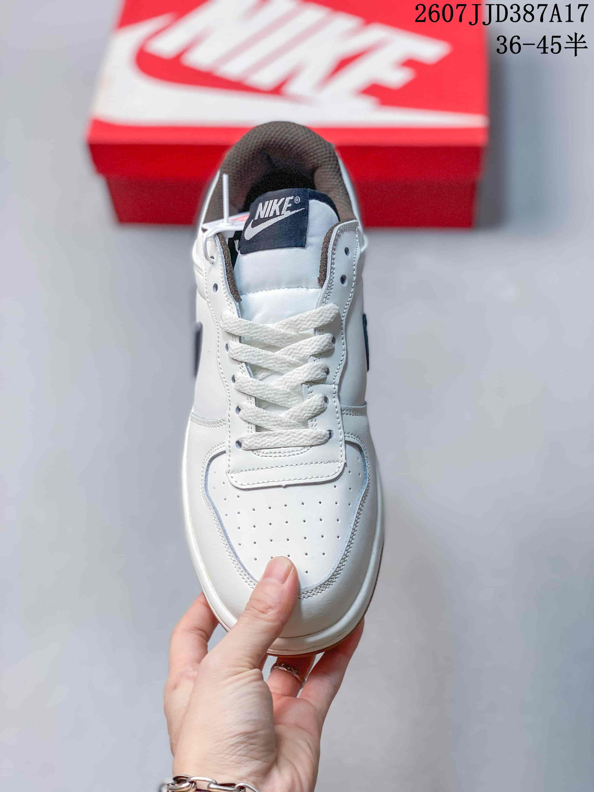 Nike Big Nike Low Lux White Navy Gum Sneakers JD387A17