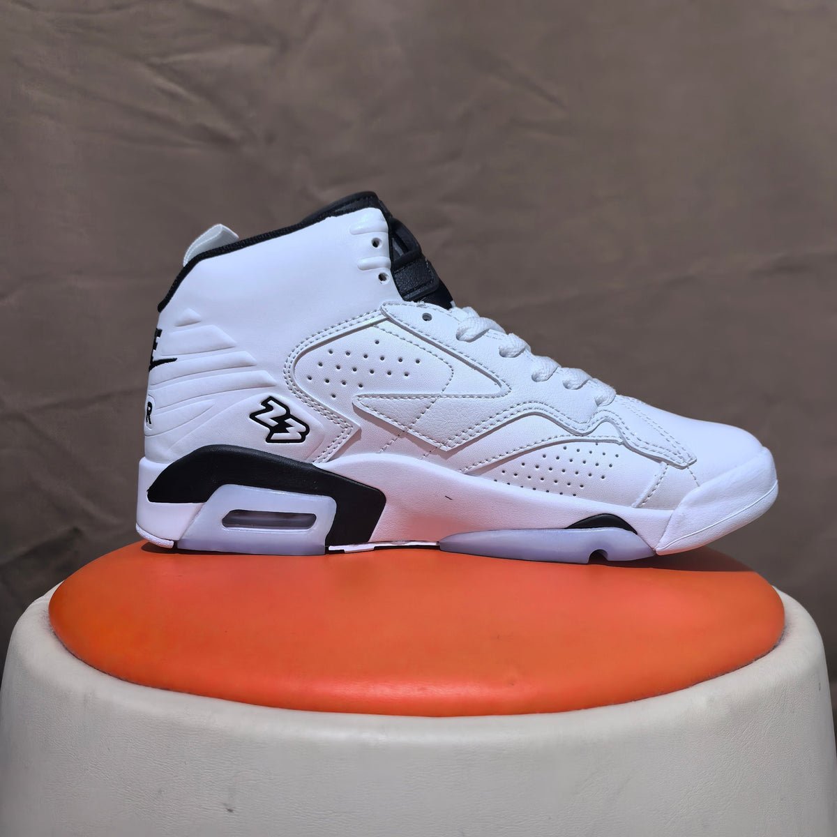 Jordan 6 Retro High-Top Sneakers White and Black
