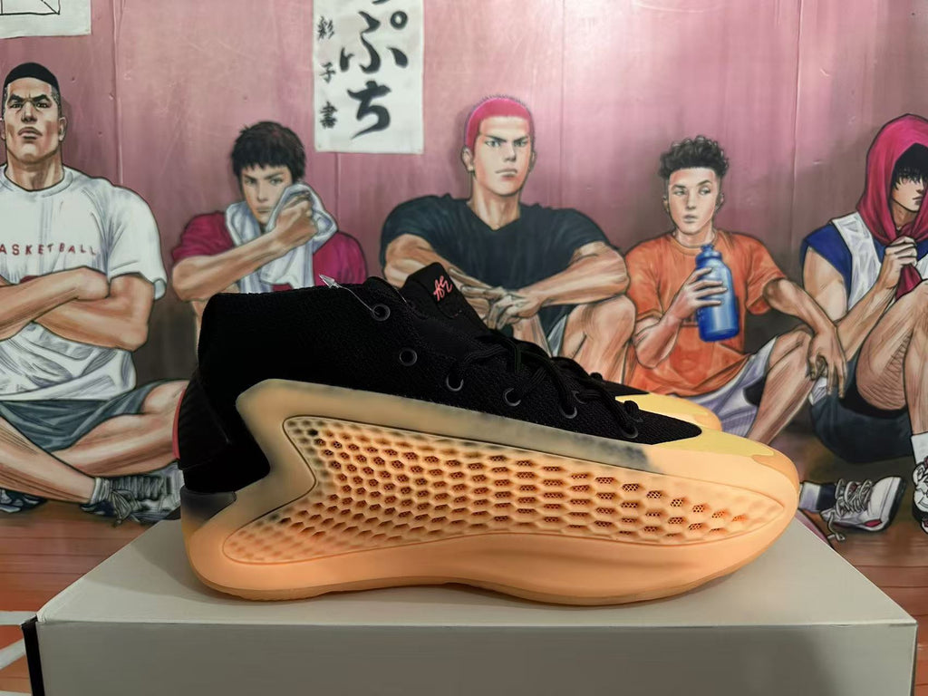 Adidas Basketball Shoes in Black and Orange