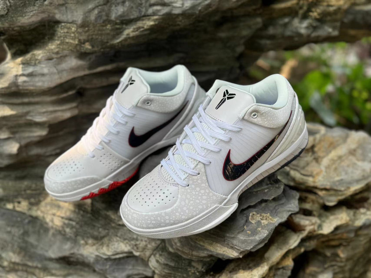 Nike Kobe 4 Basketball Shoes – White Paris Olympics Home Colorway