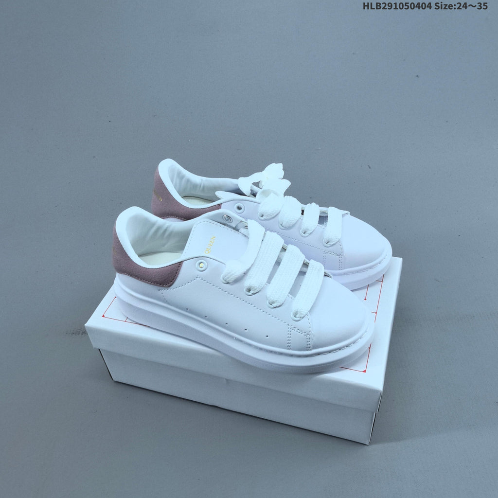 Alexander McQueen Kids Low-Top Sneakers with Hook-and-Loop Straps