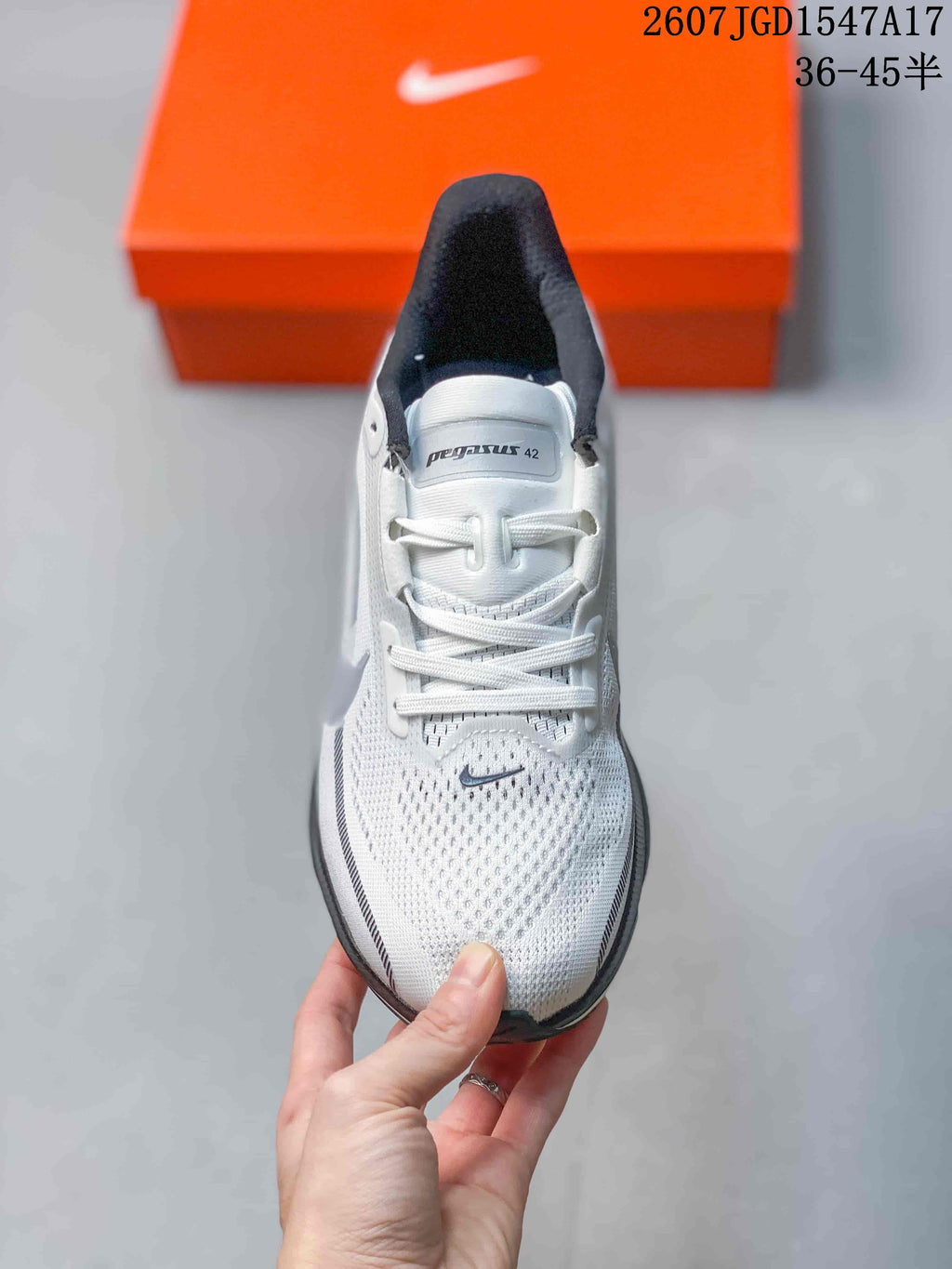 Nike Air Zoom Pegasus 42 Running Shoes White Gray