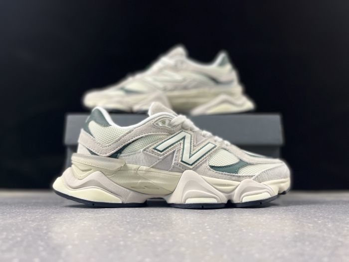 New Balance 9060 U9060EEG Sneakers in Cream and Green