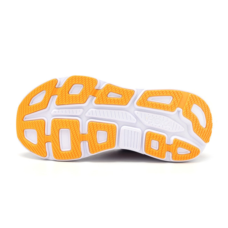 HOKA Bondi 9 Running Shoes in Lavender and Orange
