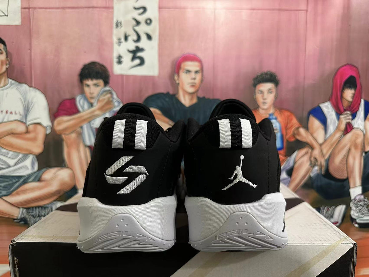 Jordan Black and White Basketball Shoes