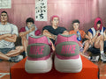 Nike Pink and Grey Low-Top Sneakers