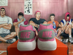 Nike Pink and Grey Low-Top Sneakers