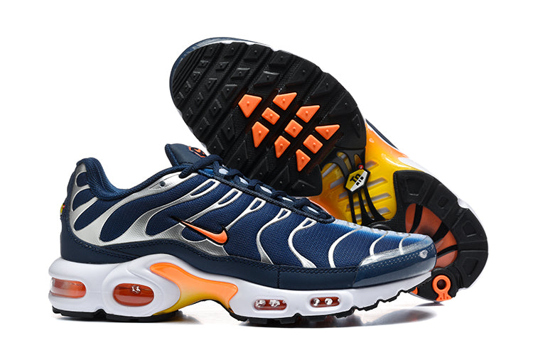 Nike Air Max Plus Sneakers Navy Silver Orange