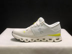 On Cloud X 4 Sneakers, White and Yellow