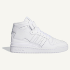 Adidas Originals Men's White Forum Mid Sneakers, IG3754 (No Box)