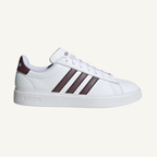 Adidas Women's White/Aurora Metallic Grand Court 2.0 Sneakers, ID2978