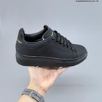 Alexander McQueen Oversized Low-Top Sneakers, White and Black