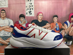 New Balance 3447 White Red Navy Sneakers