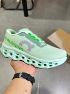 On Cloudmonster 2 Mint Green Running Shoes