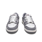 Gray and White Low-Top Sneakers MFS003-043