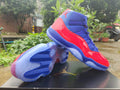 Air Jordan 11 Retro High Red and Blue Sneakers