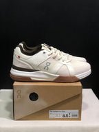 On THE ROGER Clubhouse Pro Tennis Shoes White Brown