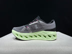 On Cloud eclipse Running Shoes in Gray and Lime