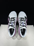 On Cloudboom Max White Purple Running Sneakers