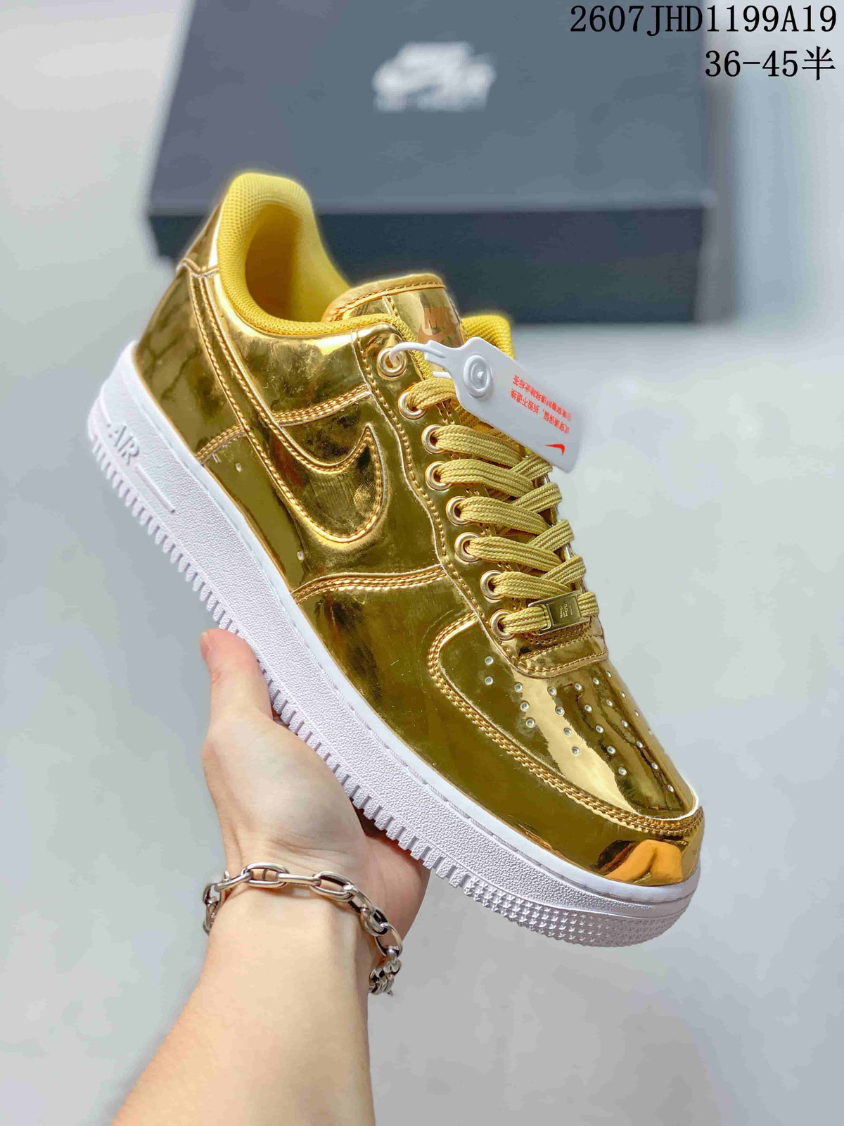 Nike Air Force 1 '07 Low Metallic Sneakers