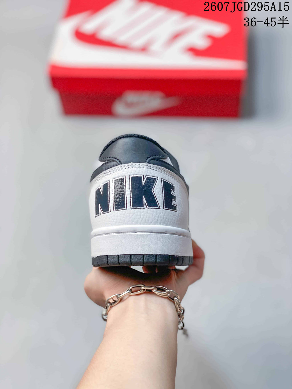 Nike SB Dunk Low Pro White Black Sneakers 2607TGD295A15
