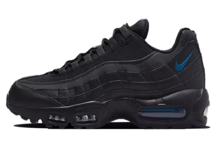 Nike Air Max 95 Black and Blue Sneakers
