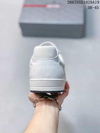 Prada Downtown White Leather Low-Top Sneakers 2607HXD1829A19