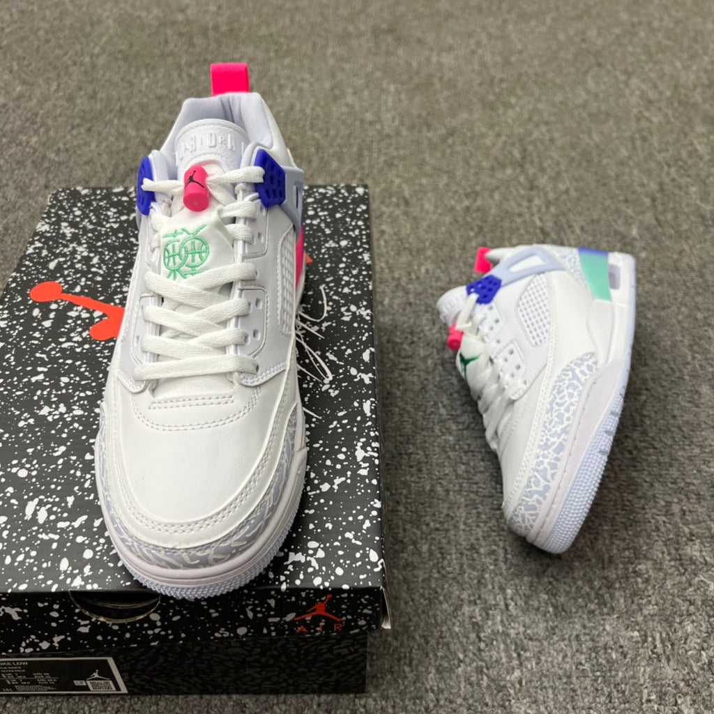 Air Jordan Spizike Low “Dong Dan” White Sneakers HF5758-151