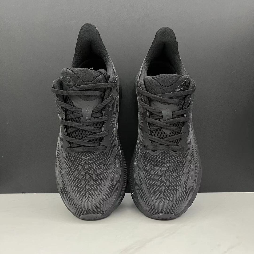 HOKA Clifton 9 Black Running Shoes