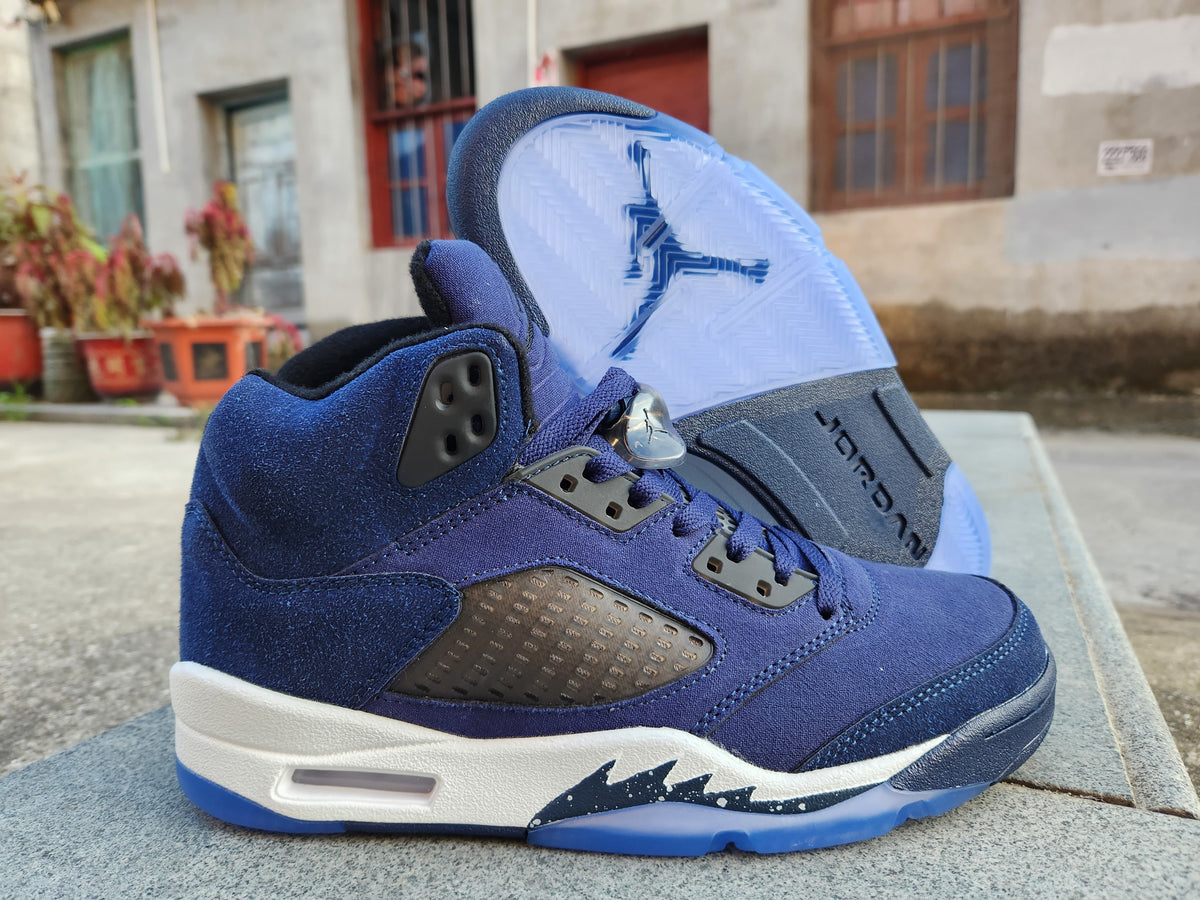 Air Jordan 5 Midnight Navy High-Top Sneakers