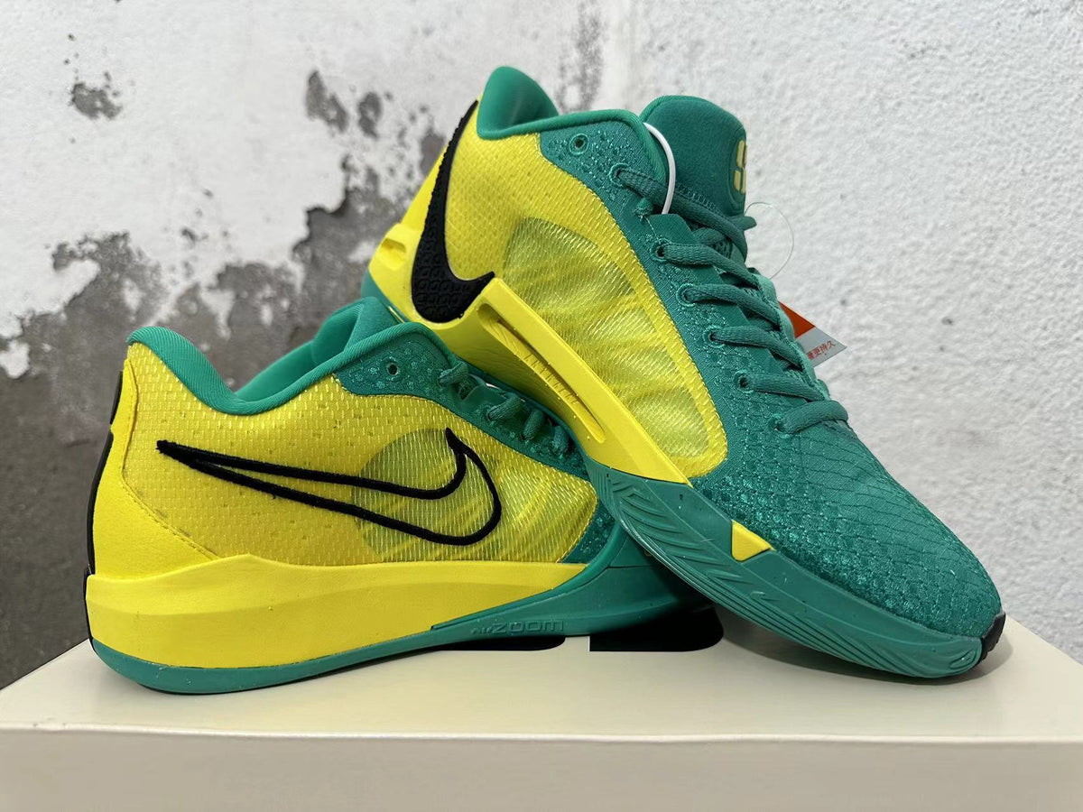 Nike Kobe 5 Protro Basketball Shoes Green Yellow