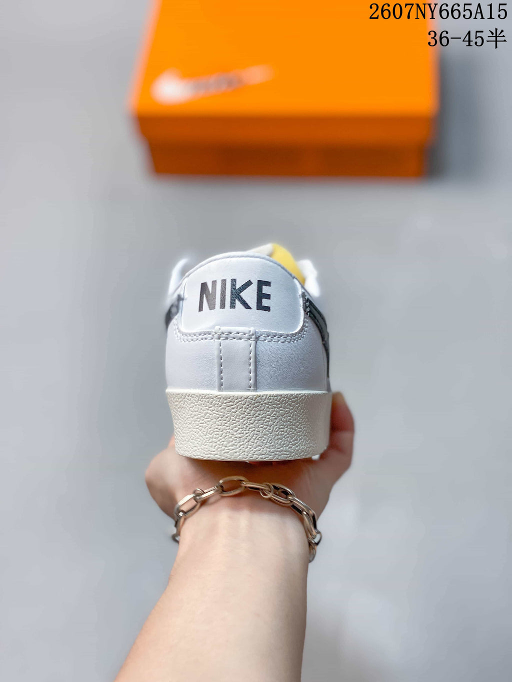 Nike Blazer Low Premium Sneakers White Black CI9888-001