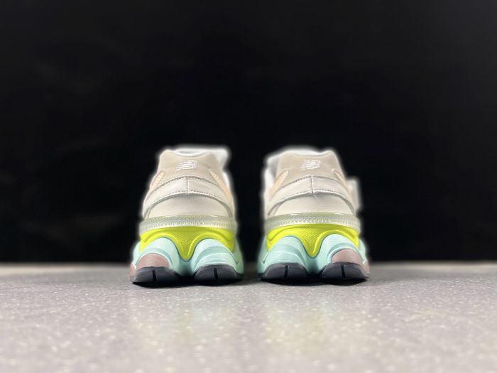 New Balance 9060 GCB Sneakers in Cream and Lime