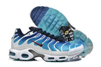 Nike Air Max Plus Blue White Running-Style Sneakers