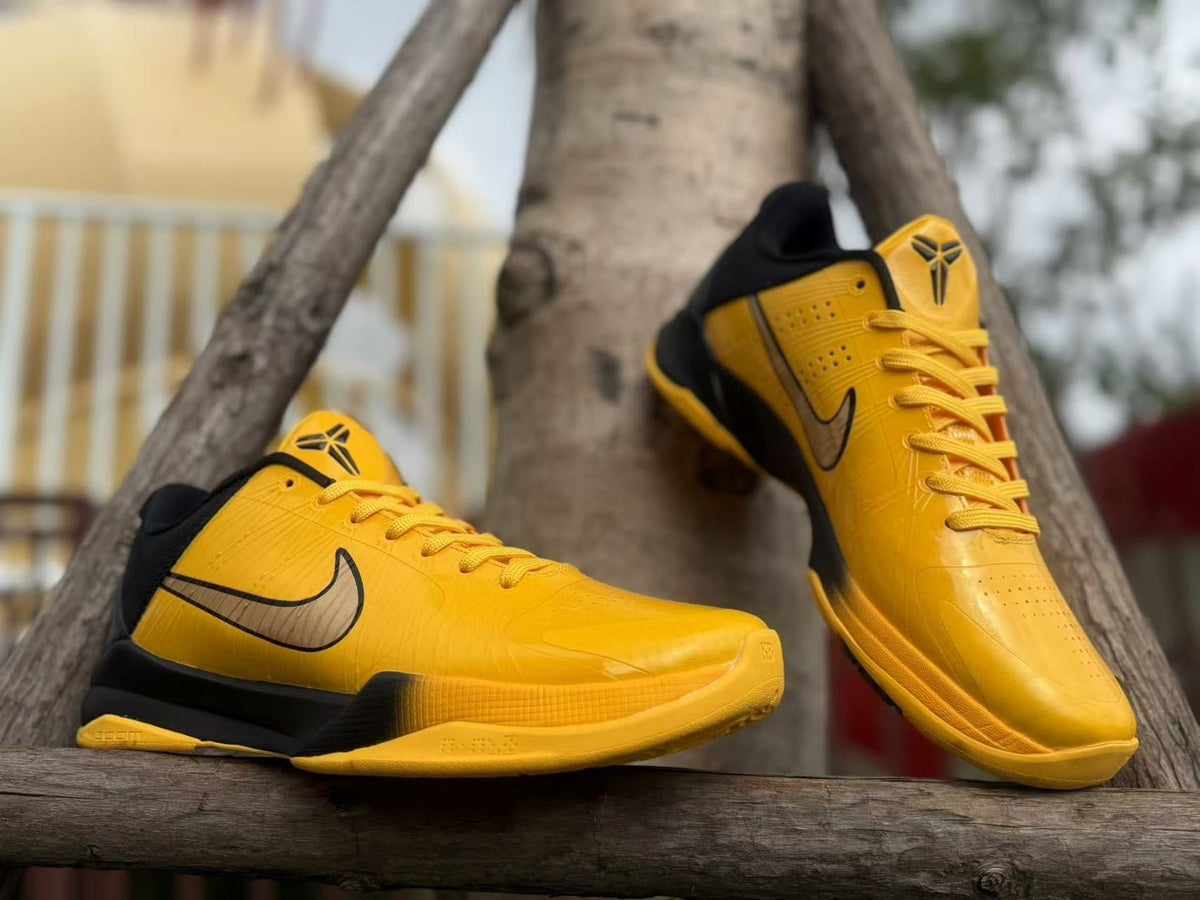 Nike Kobe 5 Basketball Shoes in Yellow and Black
