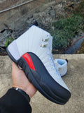 Jordan Air Jordan 12 White Black Red High-Top Sneakers