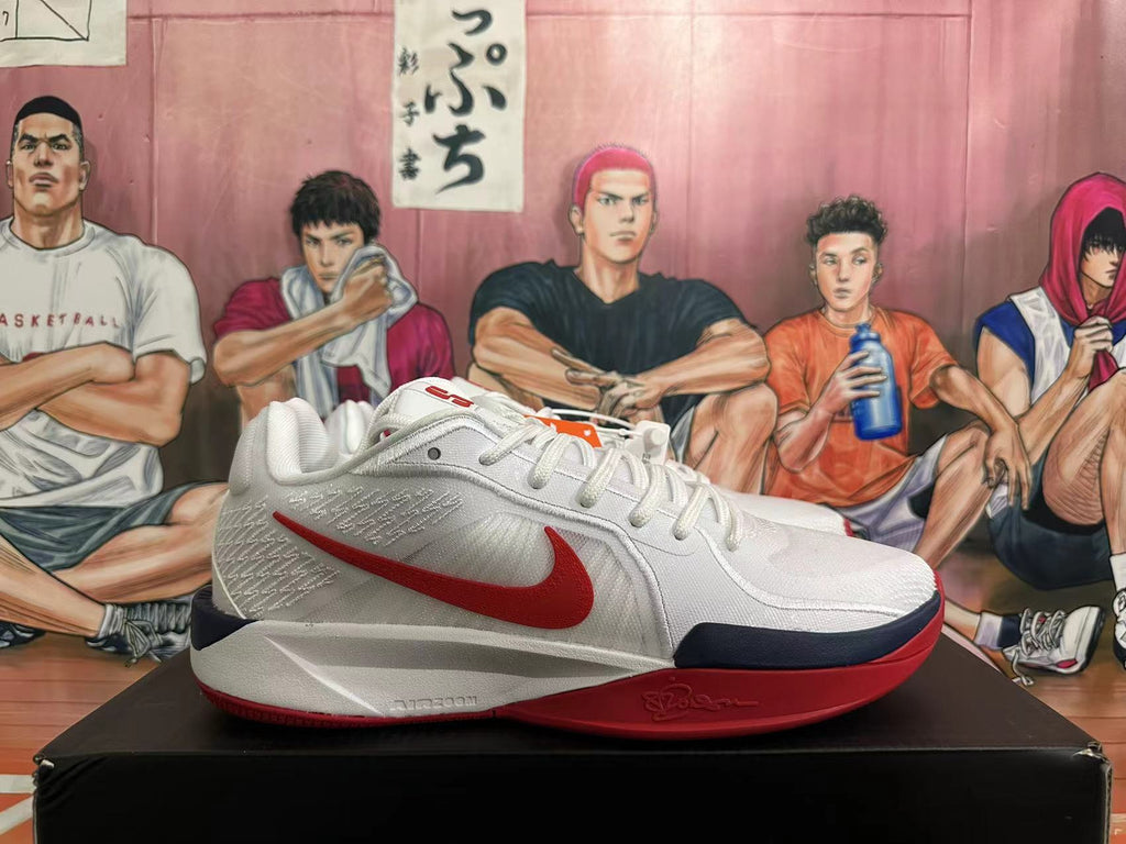 Nike Basketball Shoes White Red