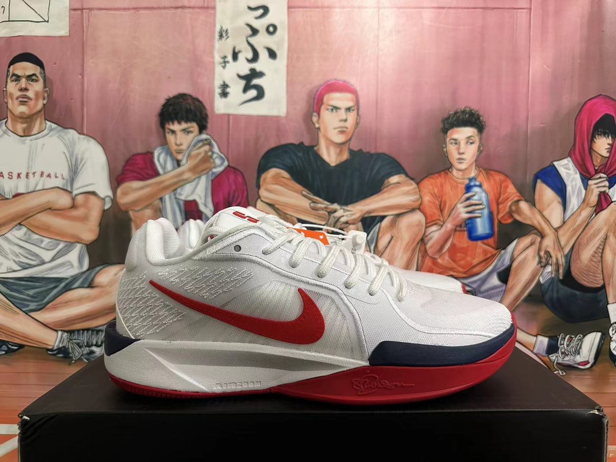 Nike Basketball Shoes White Red