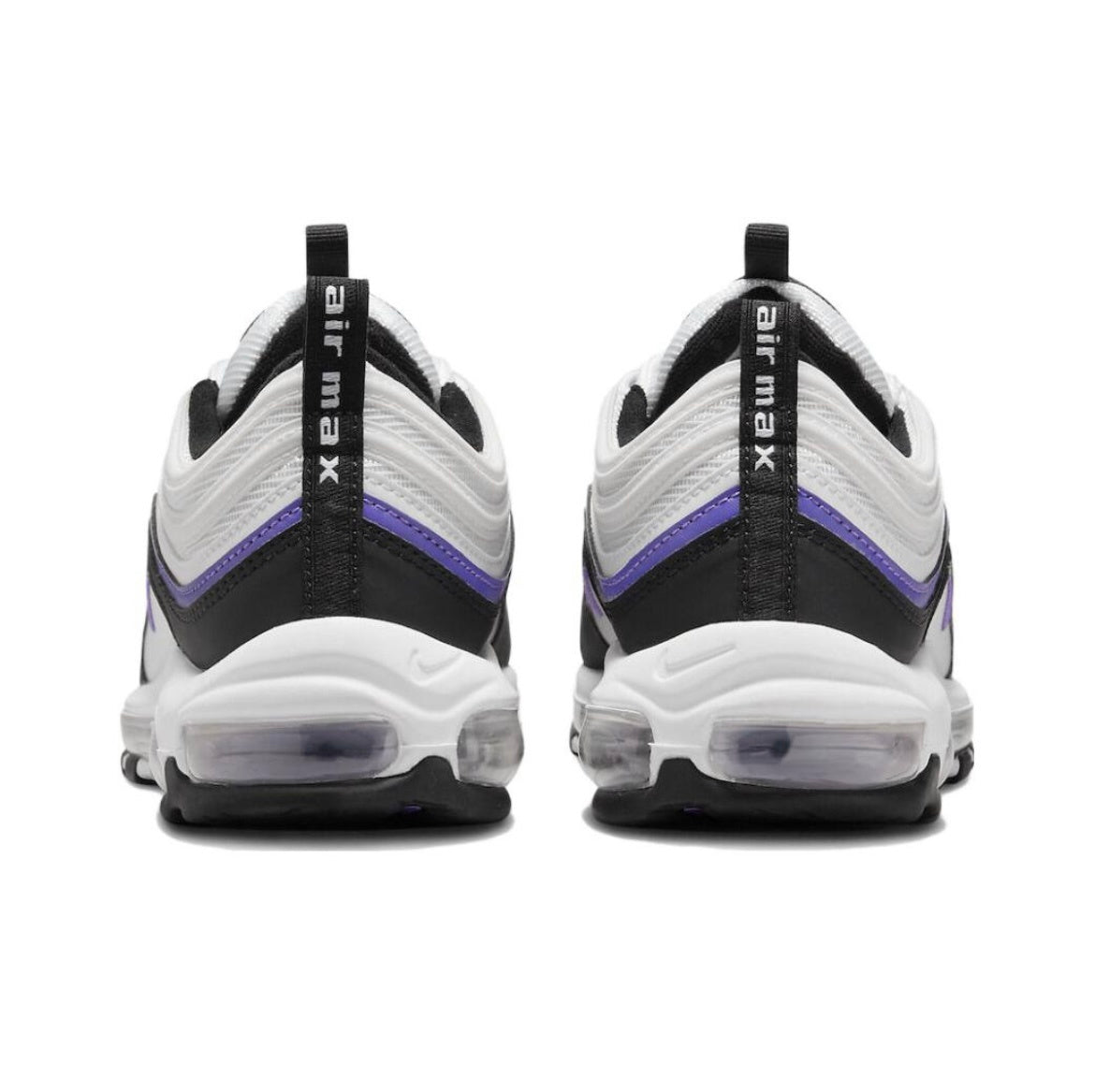 Nike Air Max 97 Sneakers Black White Purple 921826-109