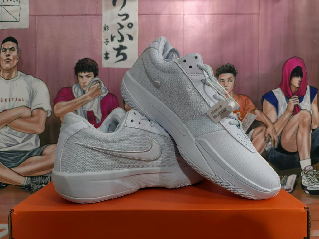 Nike Zoom 101 White Basketball Shoes
