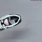 Saucony ProGrid Omni 9 Sneakers in White, Silver & Pink