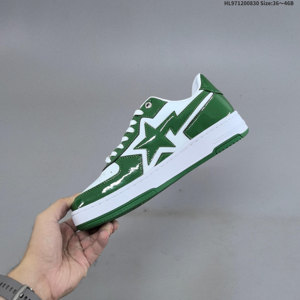 BAPE SK8 STA Low-Top Sneakers in Blue or Green