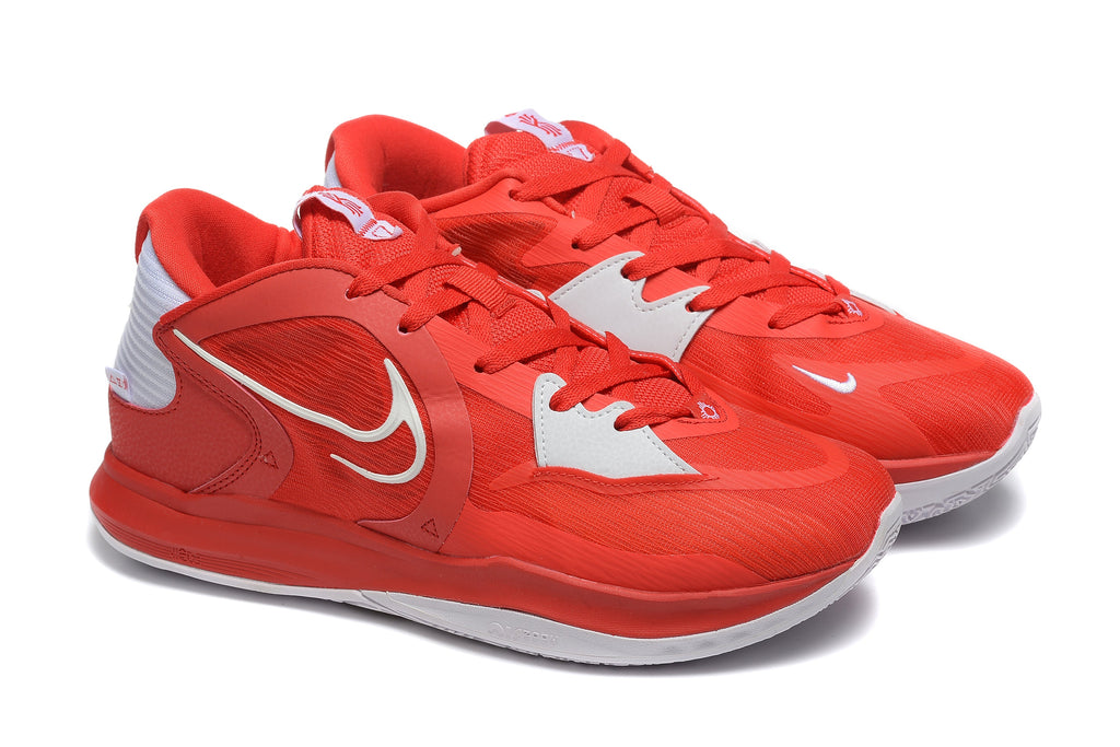 Nike Kyrie 5 Basketball Shoes, Red and White