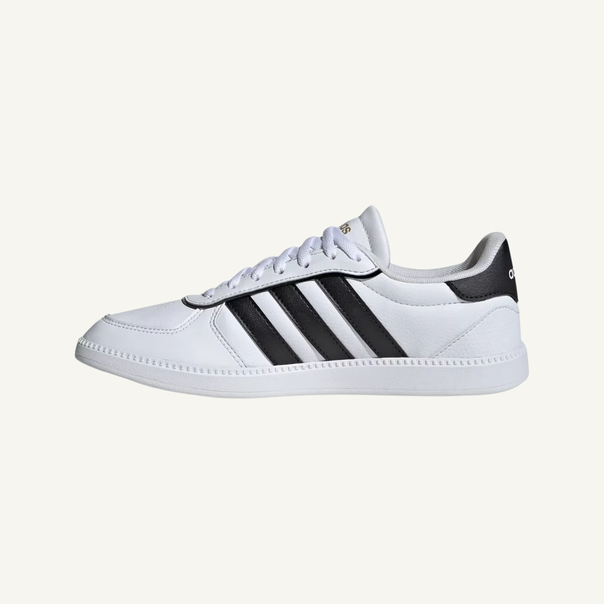 Adidas Women's White/Black Breaknet Sleek Sneakers, IH5426