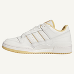 Adidas Originals Men's White Oat Forum Low CL Sneakers, IG3783 (No Box)