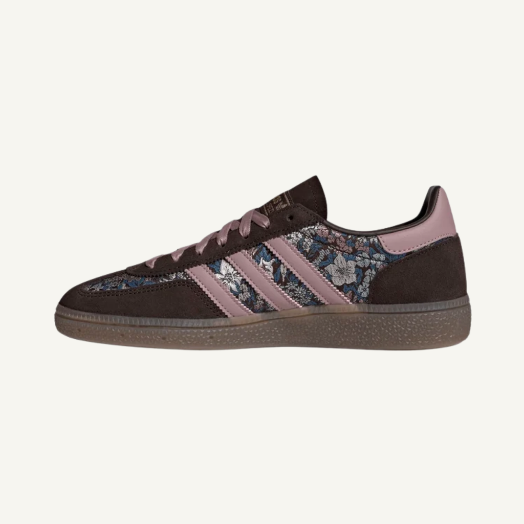 Adidas Originals Women's Brown Handball Spezial x Liberty London Sneakers, KH9814