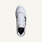 Adidas Women's White/Black Breaknet Sleek Sneakers, IH5426