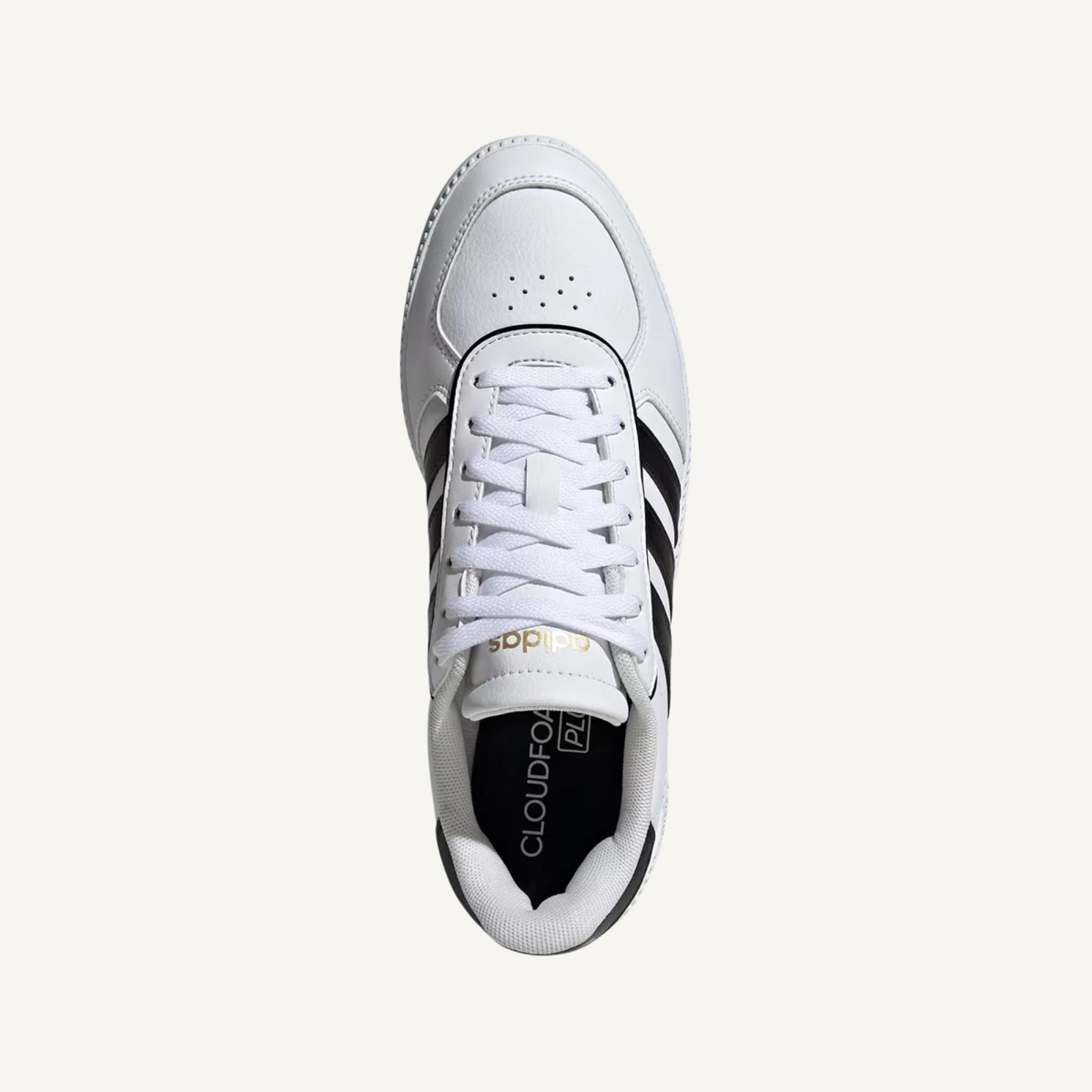 Adidas Women's White/Black Breaknet Sleek Sneakers, IH5426